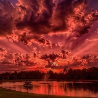 Florida Sunset by Lufti Shedraway